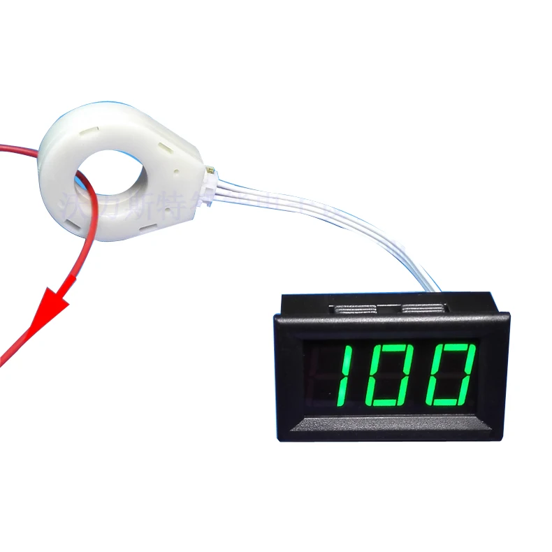 DC 5V120V 200A Digital Voltmeter Ammeter battery Charge Discharge Hall
