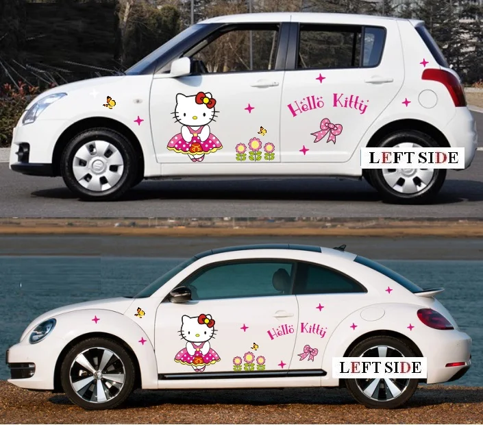 LEFT SIDE Full Body Car Stickers Customization Car Styling Protection