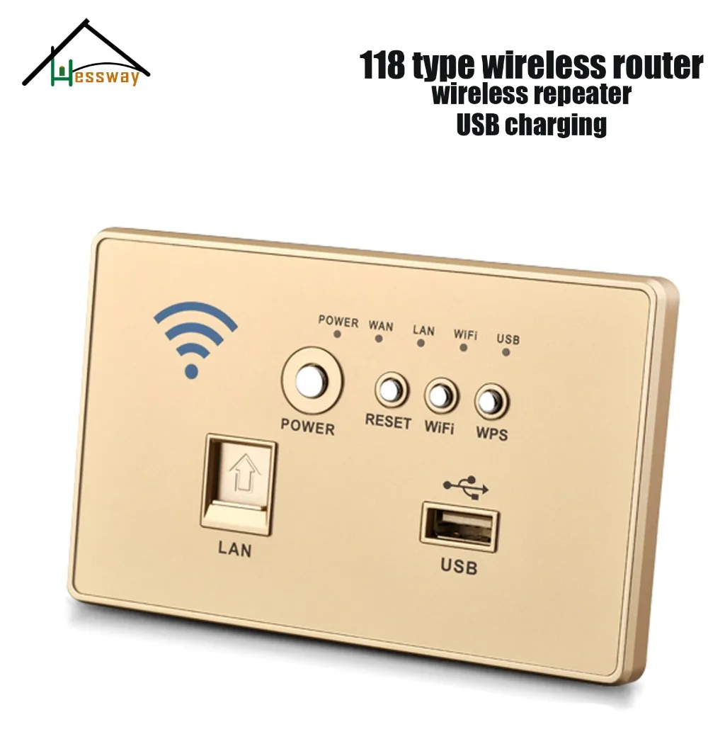 HESSWAY 118 стандартных отелей в настенной панели AP беспроводной маршрутизатор Wi Fi 3G