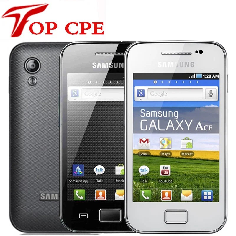 Samsung Galaxy ACE S5830 S5830i разблокированный сотовый телефон Wifi GPS 5MP камера 2G WCDMA отремонтированный GPS WIFI