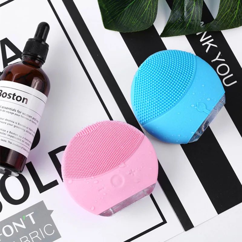 

Sound wave Cleansing instrument Cleaner Electric whole body washing Mini Charging Silicone Material instrument facial cleanser