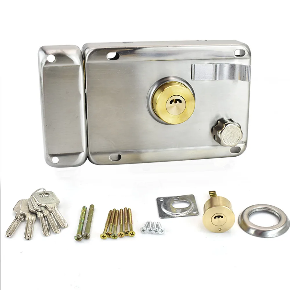 

1 Set Steel House Outerdoor Lock Cupboard Deadlock Gate Anti-Theft Locks
