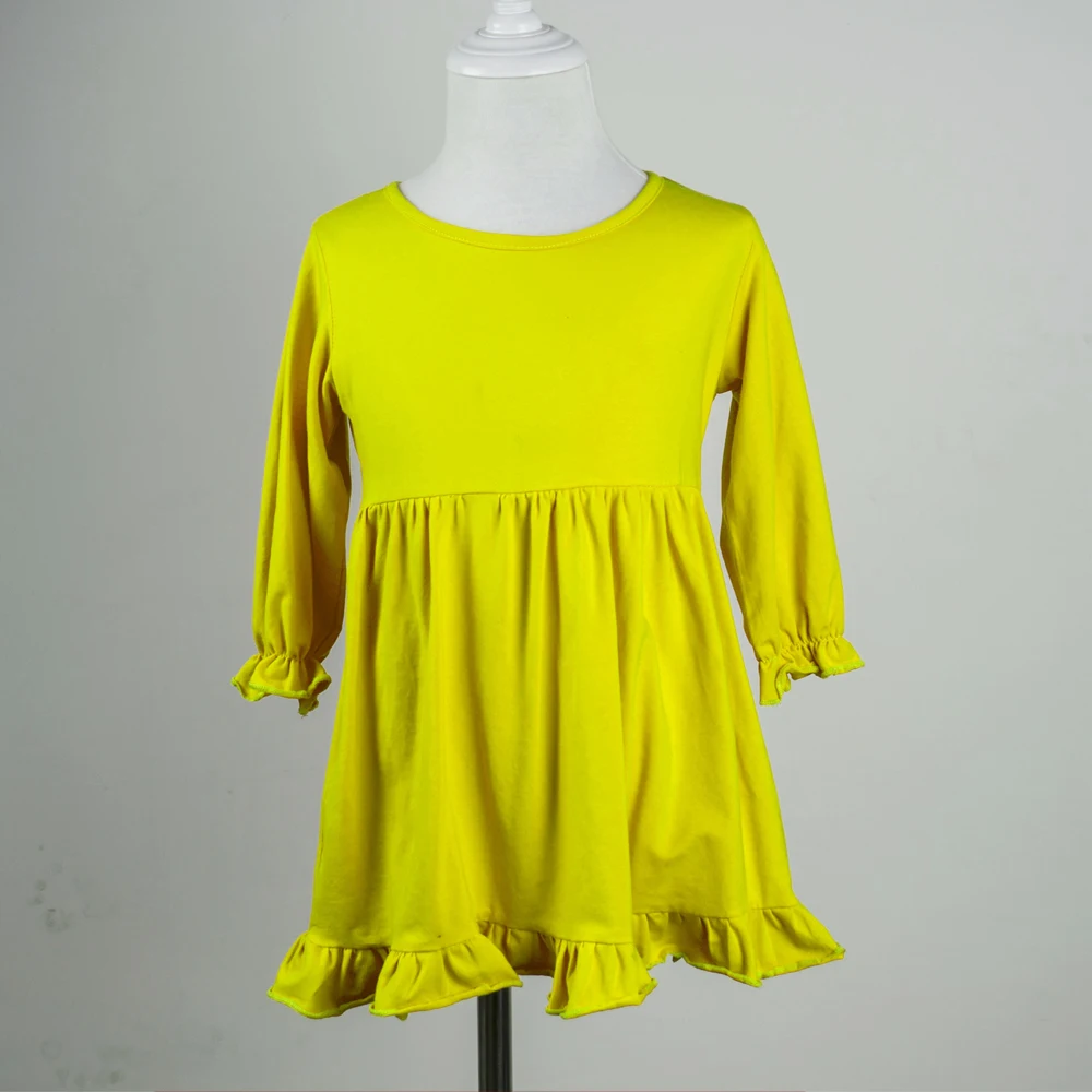 simple cotton frock for baby girl
