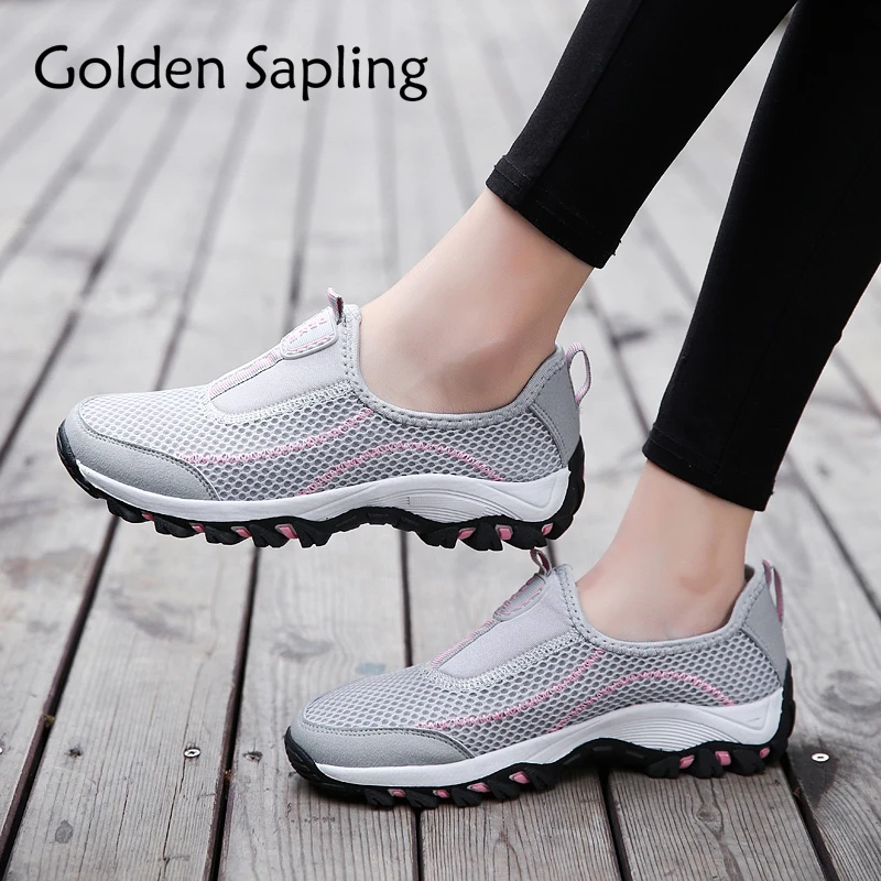 

Golden Sapling Top Sport Shoes Woman Sneakers Air Mesh Cushion Rubber Women's Sneakers Trail Running Shoes Women Fitness Sneaker