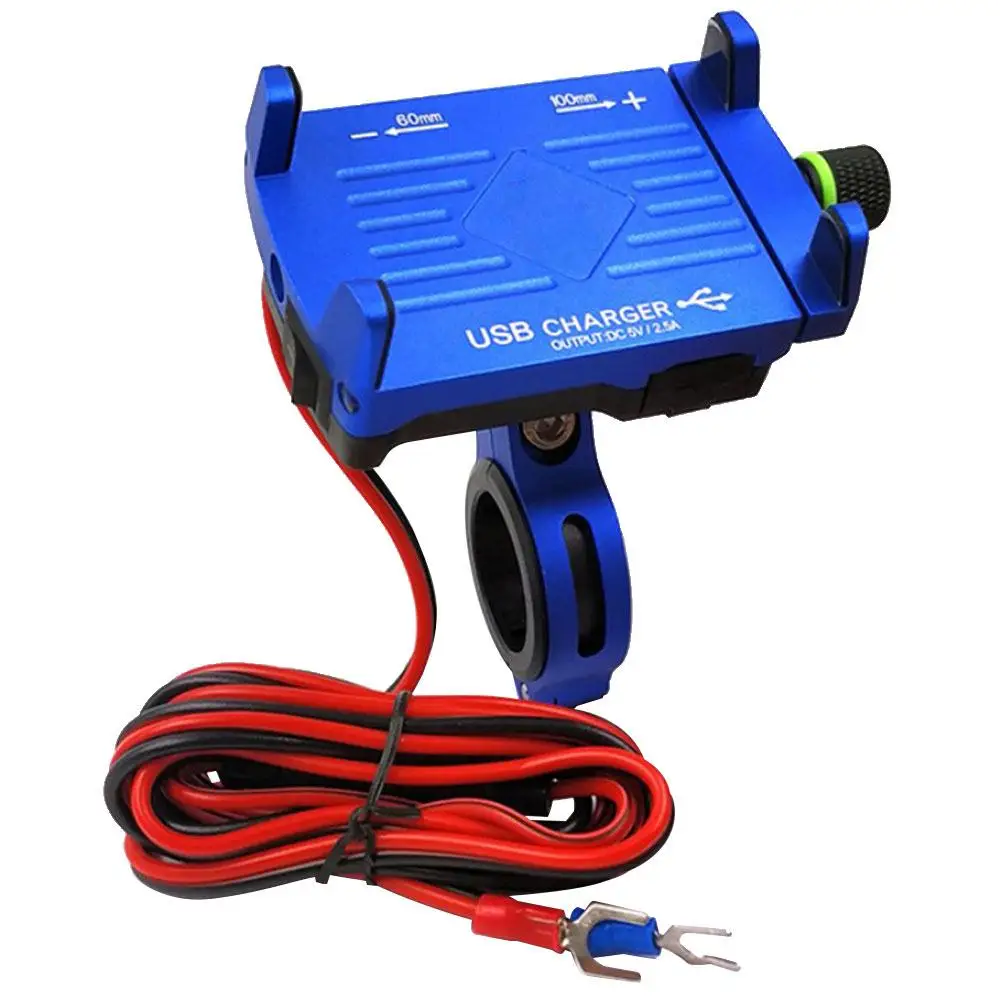 

Universal 360 Degree Adjustable USB Charge Phone Holder Motorcycle Bike Bicycle Mirror bracket for Samsung Galaxy Sony Xiaomi