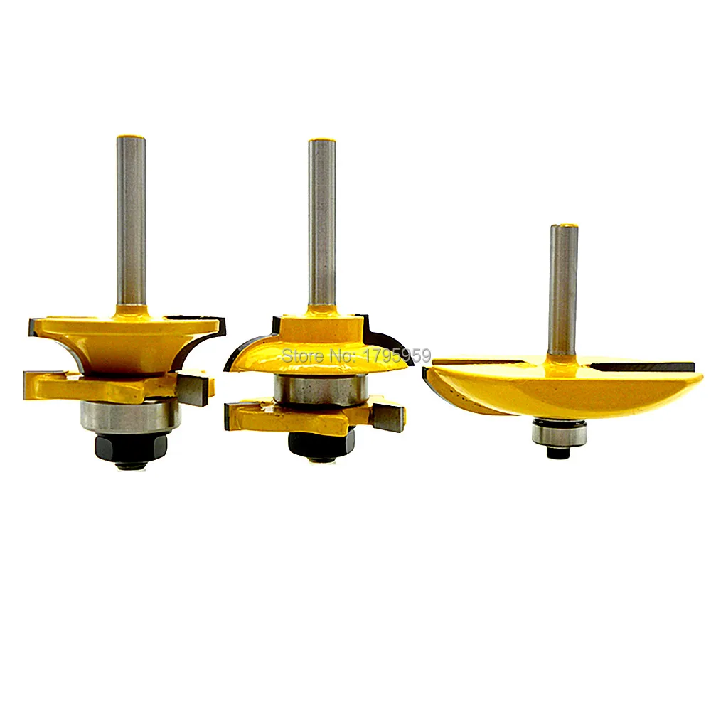 Rail & Stile Raised Panel Door Router Bit 1/4 Inch Shank Wood