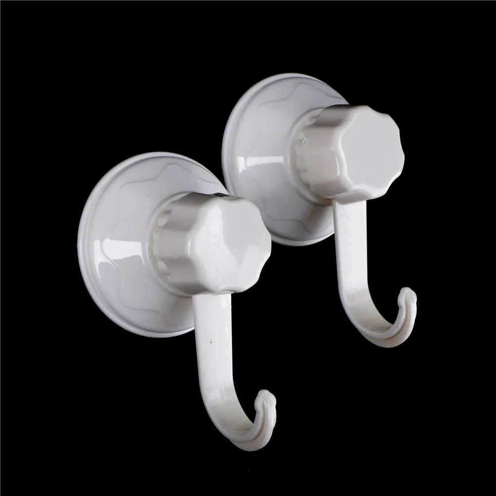 2pcs/Set Plastic Seamless Wall Hanger Removable Bathroom Kitchen Wall