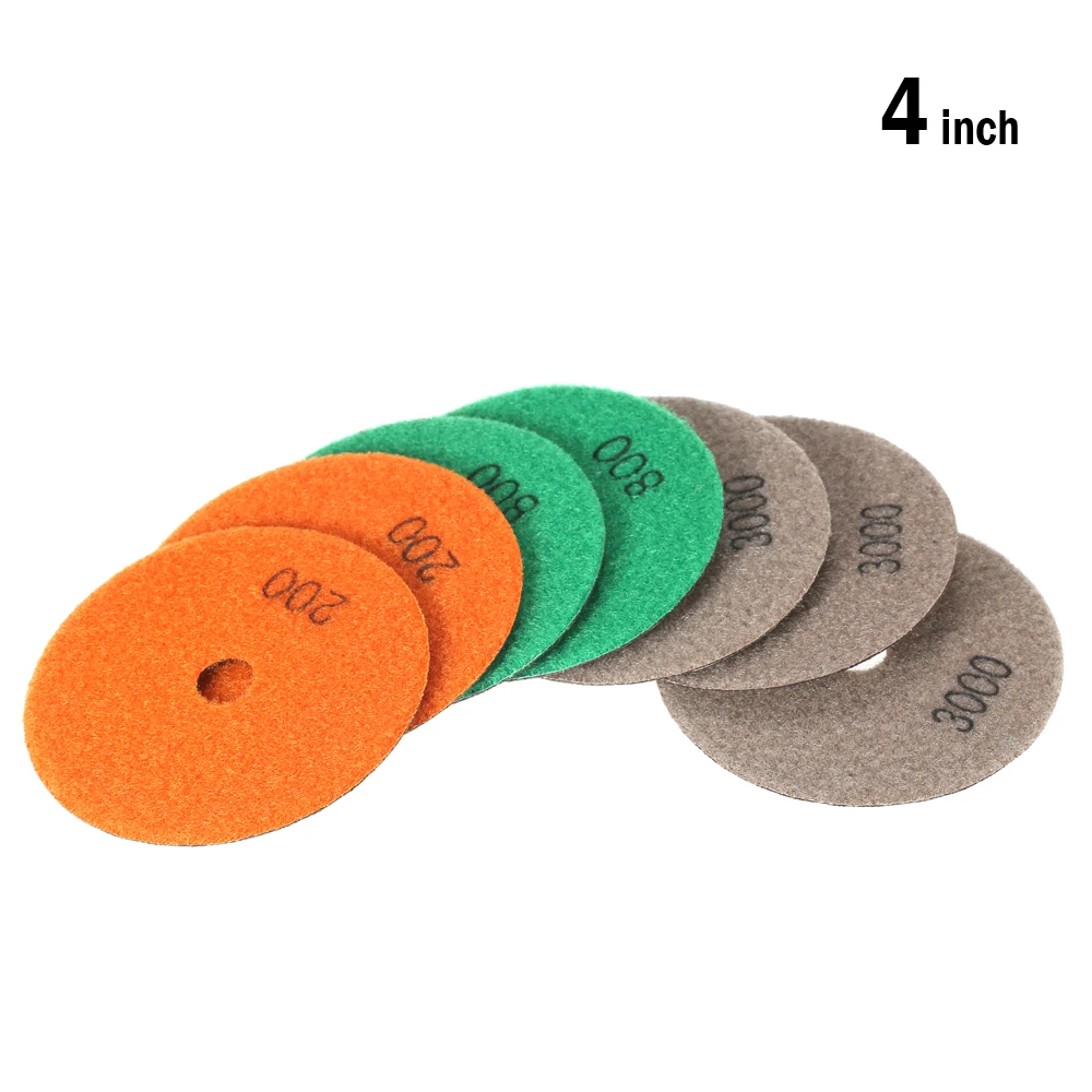 Buy 7pcs/Set 4" dremel accessories Grinding Disc Diamond Dry sanding Polishing