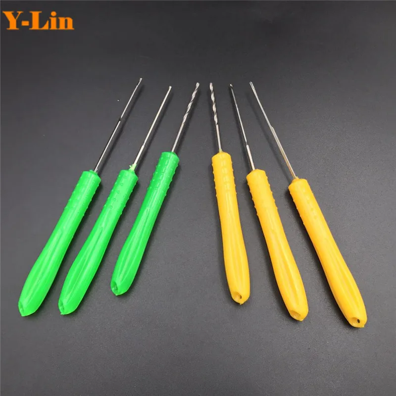 

New Carp fishing boilies baiting pop up imitation corn hair rig making tool needle drill spining reel rod line quick change bead