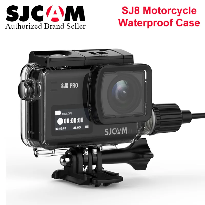 SJCAM SJ8 PRO Серия мотоциклетный Водонепроницаемый чехол с USB-C кабелем для SJ8 Pro SJ8 Plus SJ8 Air 4K Аксессуары для экшн-камеры