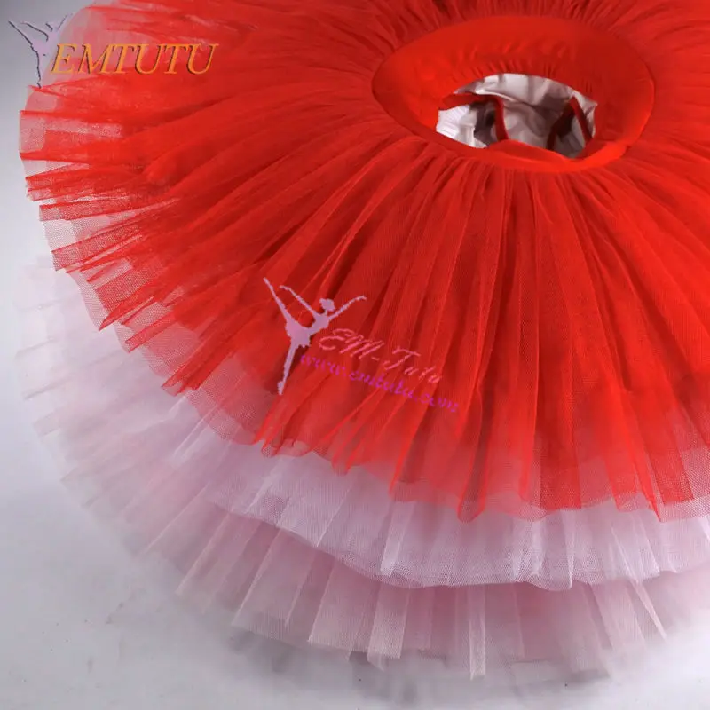 Ballet Skirts Tutu Skirt Firm Tulle Professional Half Ballet Tutu Pancake Practice Rehearsal Platter Half Tutu Skirt