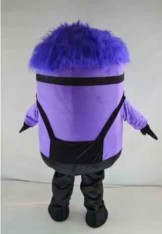 Despicable Me 2 Mascot Costume Despicable me minion Costume mascot fancy Cartoon costume Free Shipping1