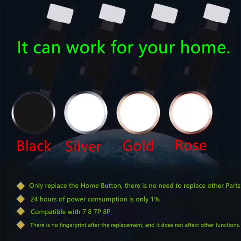 

Replacement Parts for iPhone 7 8 Plus Home Return Key Function Repair ,Fix not working problem