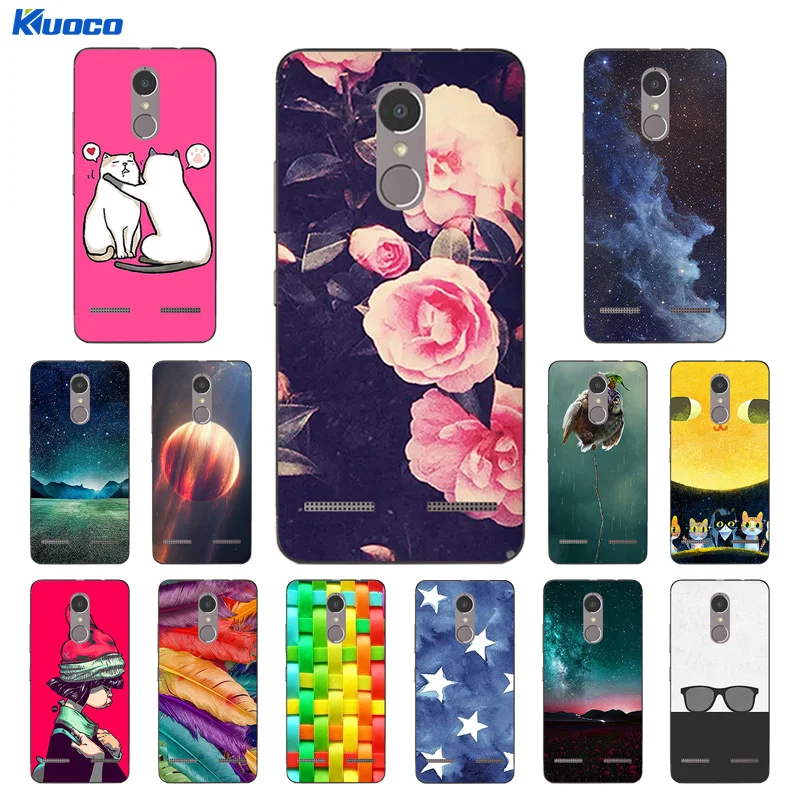 

Soft TPU Cases for Lenovo K6 Power Covers Shel Girl Cat Printing for Lenovo K6 K6power Combo Cover for Lenovo K 6 Phone Bag