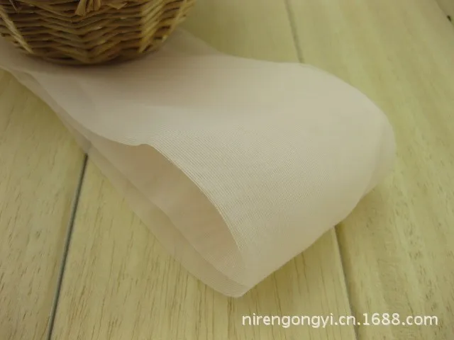 Chiffon Fabric 5.8100cm Volie Ribbon DIY Hair bowknot accessories material Satin Riband 5pcsLot_8