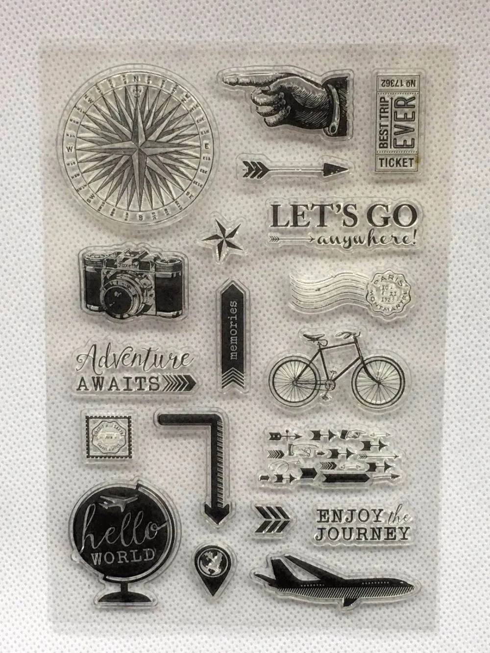 Transparent Clear Silicone Stamps Seal for DIY Scrapbooking Photo Album