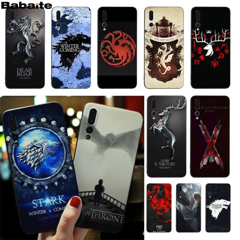 

Babaite GAME OF THRONES Soft silicon cover case For Huawei honor 9 10 V9 V10 P9 P10 P20 P20pro