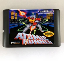 Atomic Runner игровой картридж новейшая 16 бит игровая карта для sega Mega Drive/Genesis система