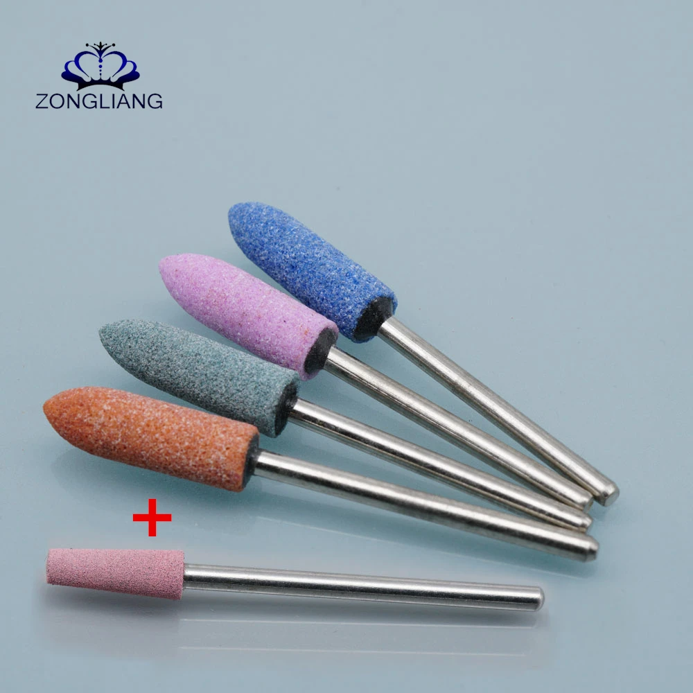 

5/stks Keramische Nozzle Nail Boor Mill Cutter Voor Elektrische Boor Manicure Machines Pedicure Nail Art Salon Polish gereedscha