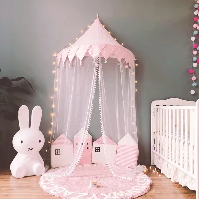  baby mosquito net Summer Mesh Dome Bedroom Curtain Nets Newborn Infants Portable Canopy Kids Bedroo - 33037229935