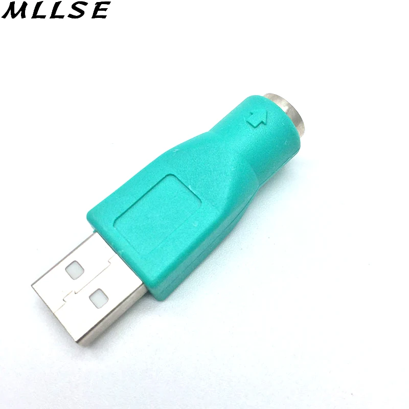 MLLSE 1 шт. USB штекер для PS2 конвертер адаптер Женский старого ПК Компьютерная