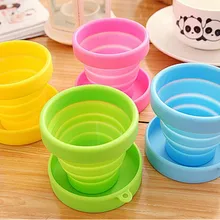 Vogue Открытый путешествия Силиконовые Выдвижной Складной Кубок Телескопическая складная 5ZCF103