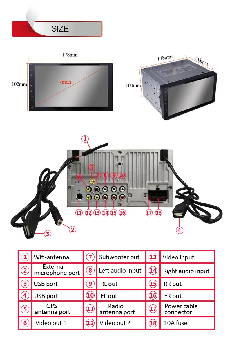 Perfect Quad Core Android 6.0.1 Car Audio GPS Navigation NO-DVD Double DIN Car Stereo Radio Bluetooth Universal Interchangeable Player 11 Perfect Quad Core Android 6.0.1 Car Audio GPS Navigation NO-DVD Double DIN Car Stereo Radio Bluetooth Universal Interchangeable Player 11
