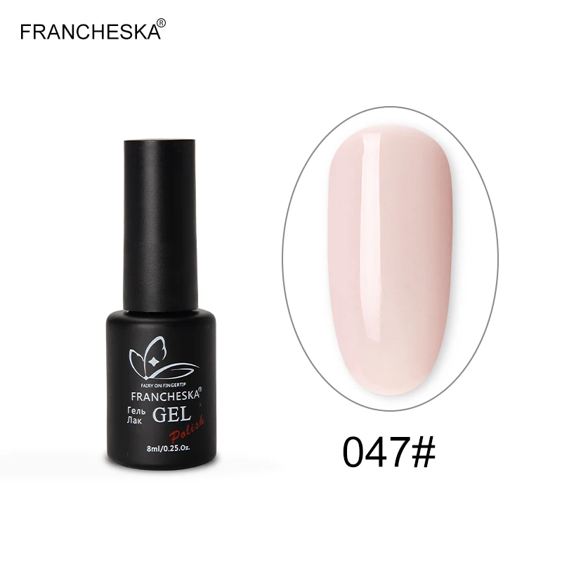 Francheska Гель-лак для ногтей УФ-гель nagels spulletjes gellak Гель-лак nagellak unhas de лак набор цветов nagels nai lart oje - Цвет: gel polish 47