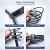 20Pcs USB Cable Organizer Phone Cord Winder Mouse AUX HDMI headphone Ties Wire Management Hook Loop Fixed Cables Protector ► Photo 3/6