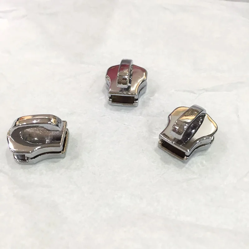 Zlideon Zipper Pull Replacements Metal 8-silver 