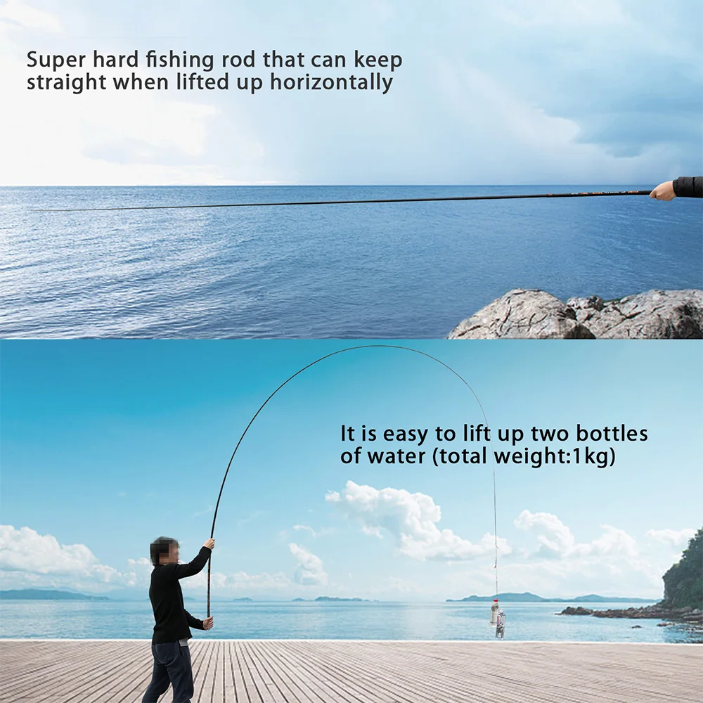 Goture HAYATE Carp Fishing Rod Combo 2:8 Power Super Hard Stream Fishing Rod With Float ,Line Rig And 1 Spare Set last tip Goture HAYATE Carp Fishing Rod Combo 2:8 Power Super Hard Stream Fishing Rod With Float ,Line Rig And 1 Spare Set last tip