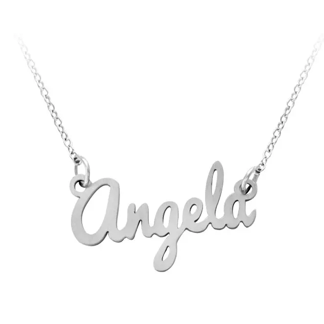 

Personalized Handwriting Necklace Stainless Steel Custom Name Pendant Necklace for Women Girls Fastness Choker