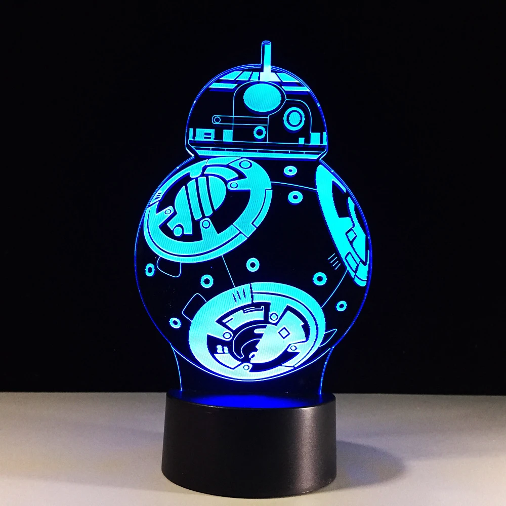 Коллекция 8 28 года торговая марка неделя покупки робот BB8 3D люминесцентный
