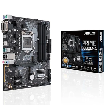 

ASUS PRIME B360M-A Desktop Motherboard Intel B360 LGA 1151 DDR4 USB3.1 SATA3.0 M.2 m-ATXmotherboard