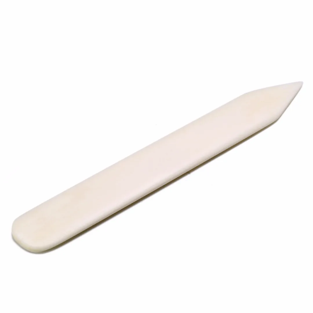 6inch/15cm Natural Bone Folder Durable White Trimmer for Scoring Folding Paper Leather DIY Craft Crease Tool 15cm*2cm
