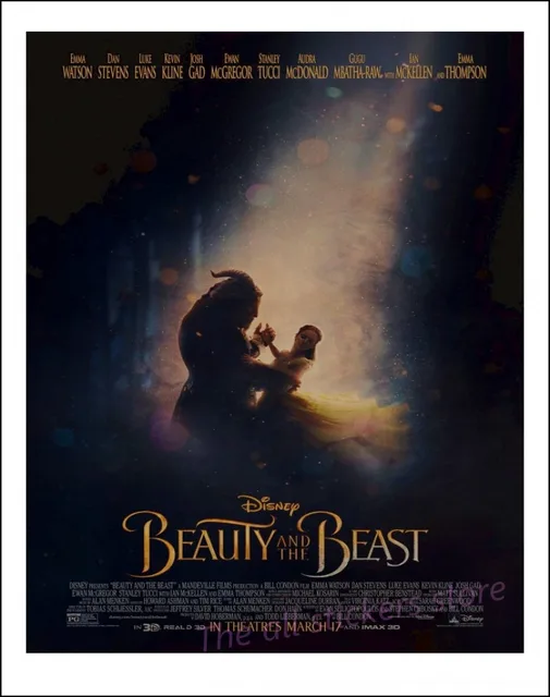 Beauty And The Beast Movie Poster Kraft Paper Poster Wall Sticker Antique Home Decor For Living Room 5055 Home Decor Wall Stickerkraft Paper Poster Aliexpress