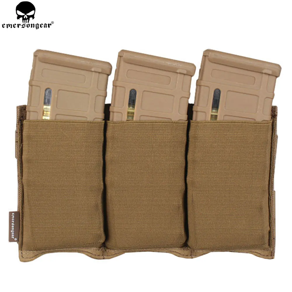 

EMERSONGEAR Triple M4 Mag Pouch Tactical Molle Rapid Reloading Magazine Pouch EM2388