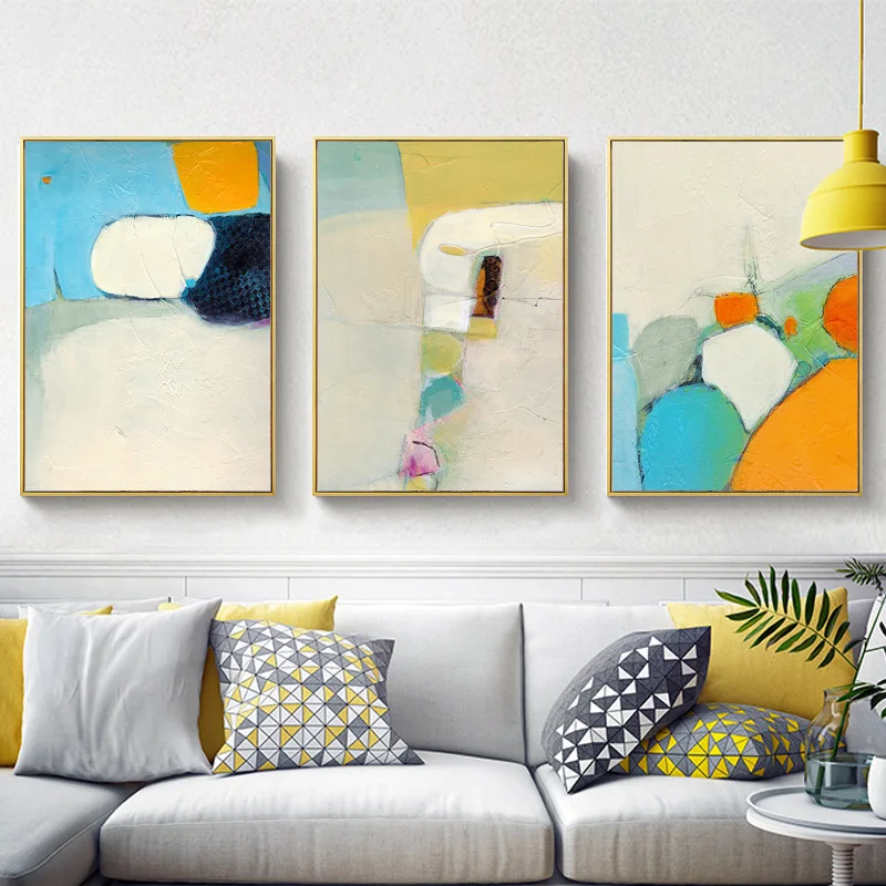 Nordic Modern Minimalist Living Room Home Decor Painting Spray