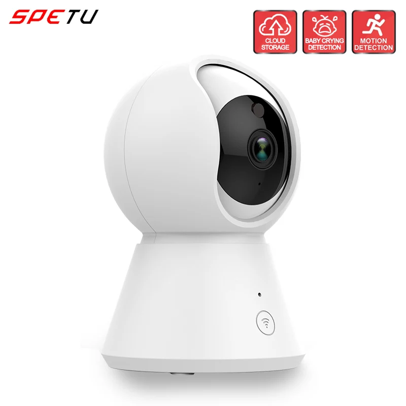 

Spetu HD 1080P Cloud Wireless IP Camera Intelligent Auto Tracking Of Home Security Baby Surveillance CCTV Network Wifi Camera