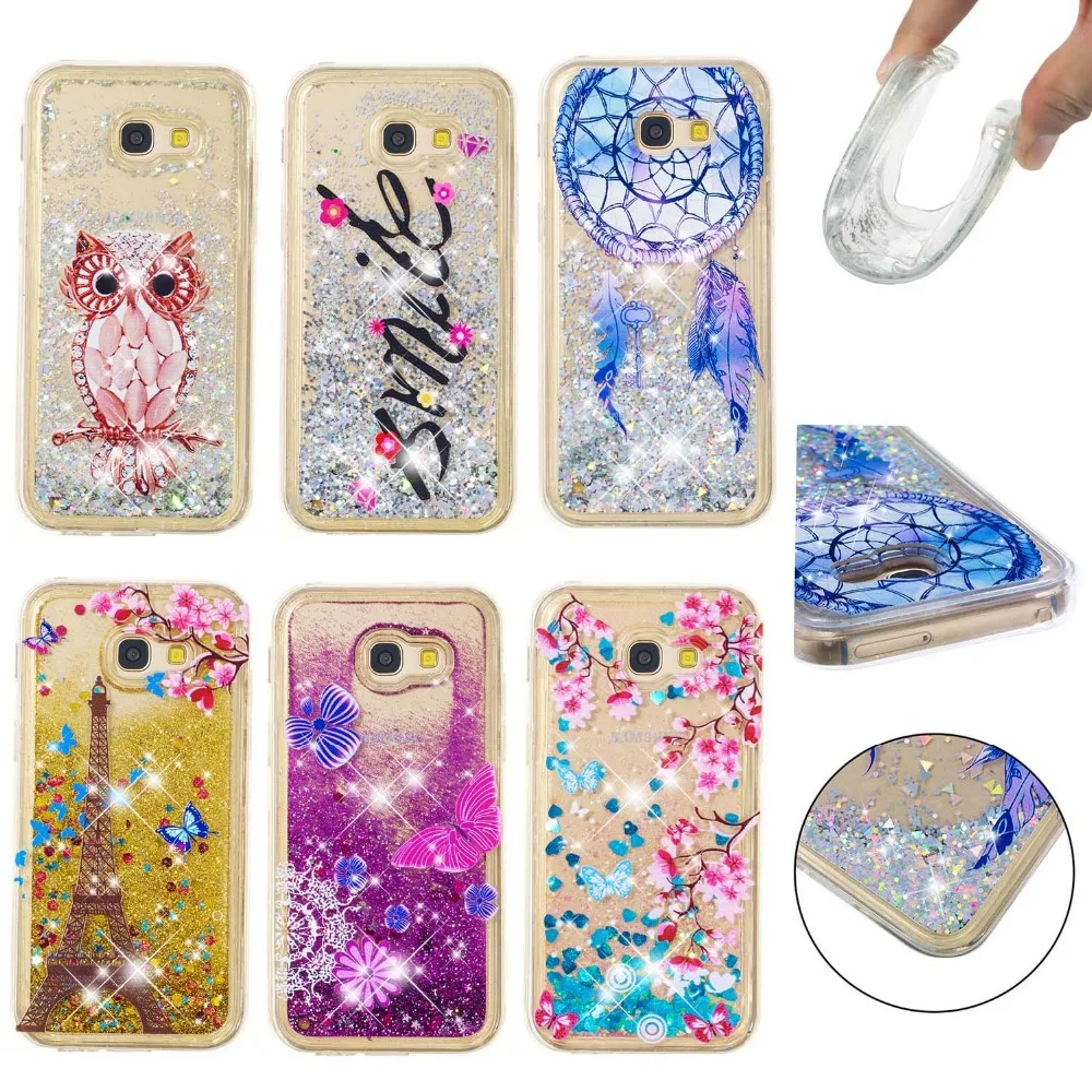 

LUCKBUY Soft Case For Samsung Galaxy A310 A510 A320 A520 A3 A5 A8 A8Plus 2018 Dream Catcher Quicksand TPU Anti knock Cover Case