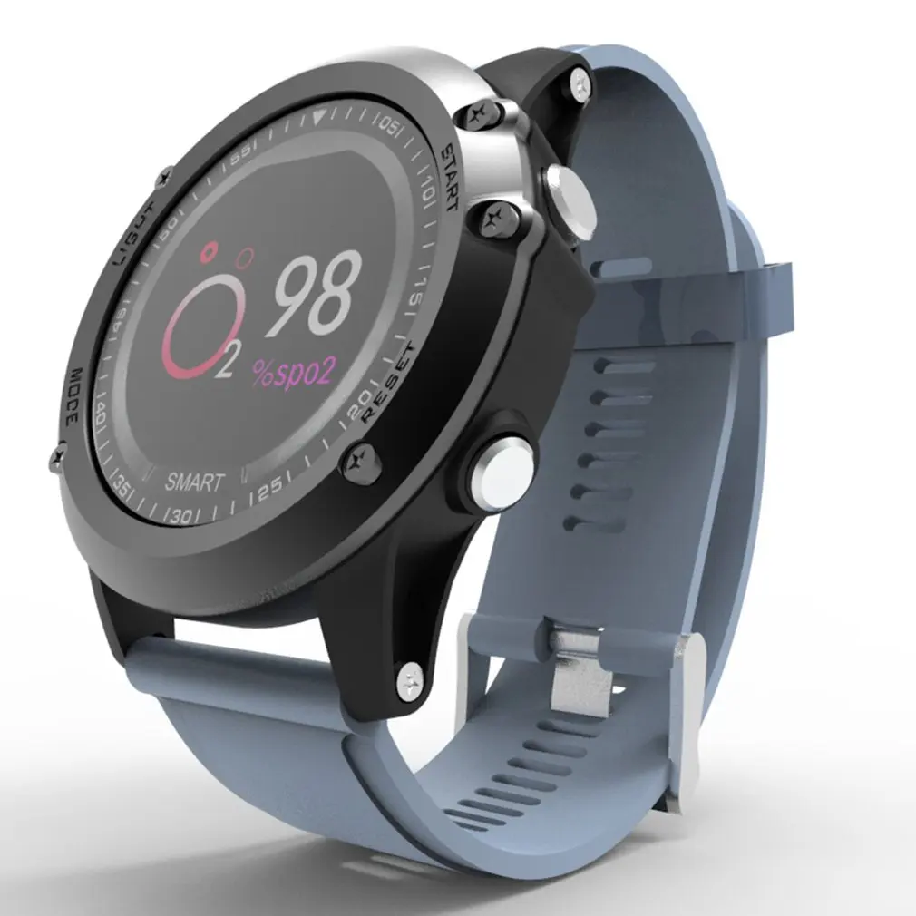 

T2 Three Anti Motion Smart Watch IP68 Deep Waterproof Multi Movement Mode Continuous Heart Rate Monitoring Pedometer Watch Men