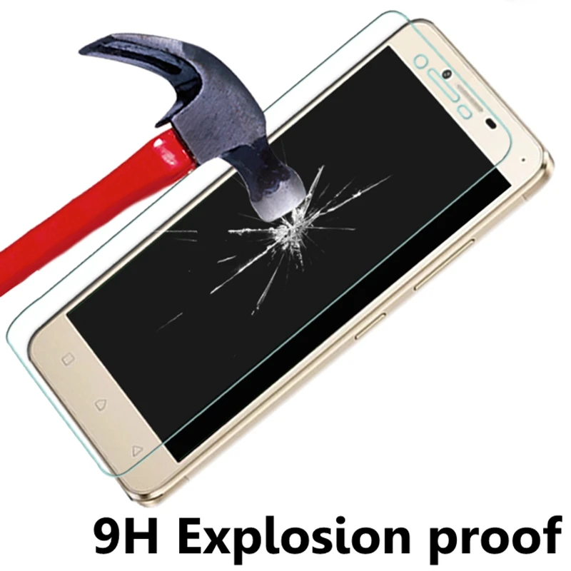 Закаленное стекло 9H для Lenovo A536 A6000 A6010 A7000 A5000 Vibe C2 P1 M K3 K4 K5 K6 Note A Plus X3 Lite защитная