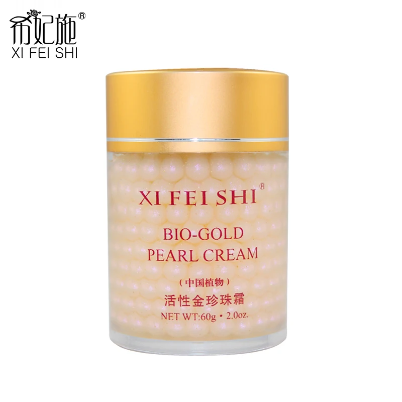2016 Beauty Care Wrinkle Firming Night Cream With Chinese Herbal Bio gold Pearl Cream For