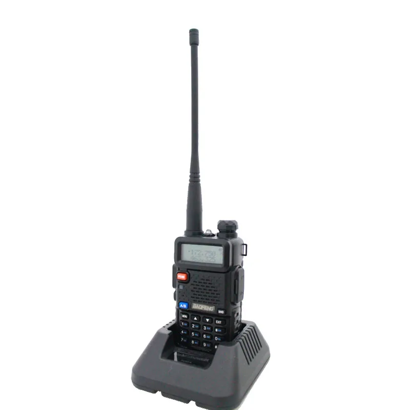 

BaoFeng UV-5R Walkie Talkie Two Way Radio FM Transceiver Interphone Dual-band DTMF Encoded VOX Alarm LED Flashlight Key Lock