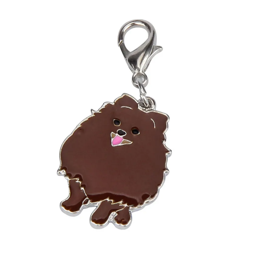 Практичный Новый своего померанского шпица Dog Tag Диск Pet ID аксессуары из эмали