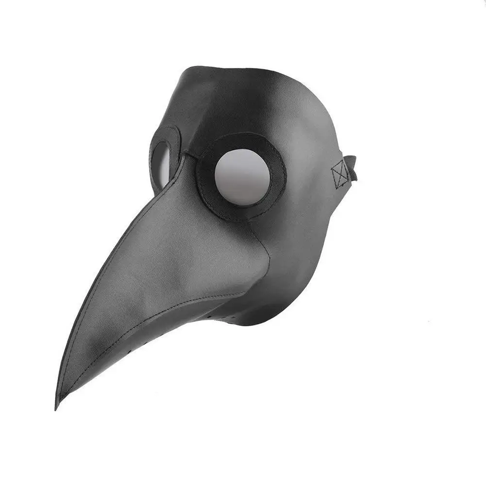 New plague doctor mask Beak Doctor Mask Long Nose Cosplay Fancy Mask Gothic Retro Rock Leather Halloween beak Mask