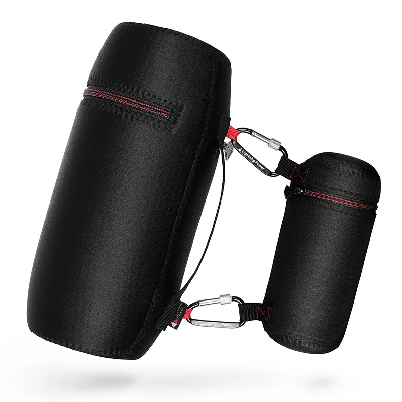 

2 in 1 Neoprene Bluetooth Speaker Case Bag for JBL Xtreme Portable Travelling Handheld Bag Extra Bag for Charger Cables