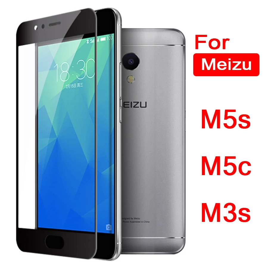 Protective Glass On For Phone Meizu Maisie M5s M5c M3s Tempered Film Maizu Meizy M5 C M3 S M 5s 5c 3s Screen Protector 9h | Мобильные