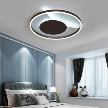 

Remote control ceiling lights for living room bedroom white balck body Color home Deco lamp AC90-260V home lighting fixture