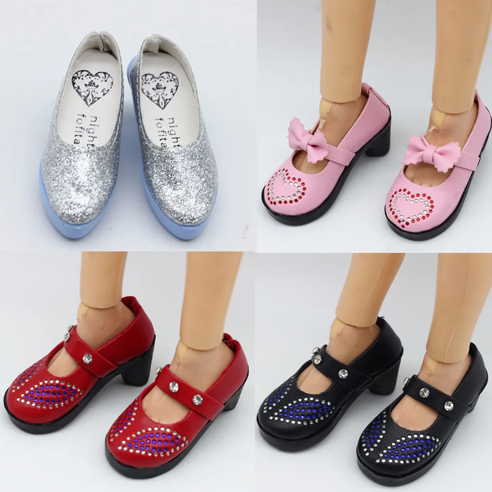 

Plastic Fashion Shoes for BJD Doll Baby Best Gift Toys, 1/4 Doll Accessories for 16 Inch Doll Beautiful High Heels Shoes